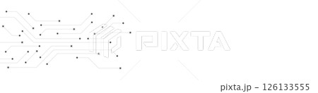 Circuit board texture with communication technology concept. Creative vector illustration 126133555
