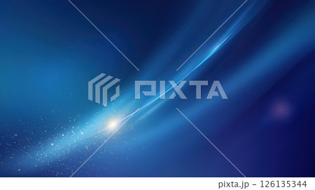 Stylized digital comet with soft motion for cosmic minimal branding. 126135344