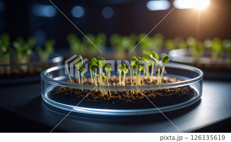 alien plant spores pulsing .World UFO Day concept. Generated Image 126135619