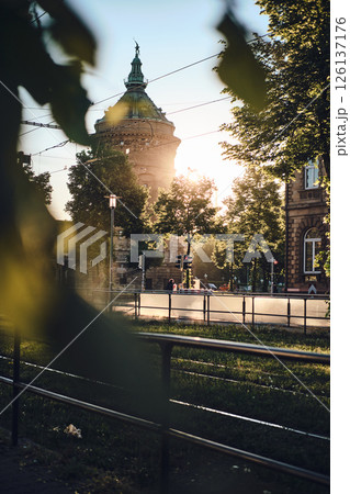 Sunrise in the Street s of Mannheim 126137176
