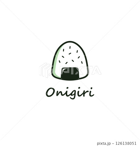 Flat and Simple Design Onigiri Vector Flat and Simple Design Onigiri Vector 126138051