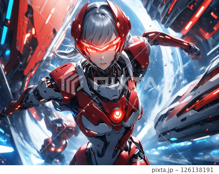 ロボットスーツ美女 126138191