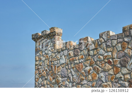Castle stone wall Castle stone wall 126138912