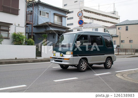軽ワゴン車 道路走行 軽ワゴン車 道路走行 126138983