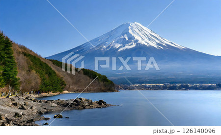 富士山　イメージ素材 126140096