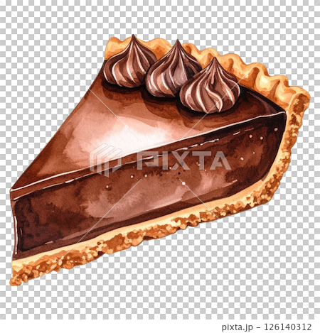 Watercolor Chocolate Collection AI Generative Watercolor Chocolate Collection AI Generative 126140312