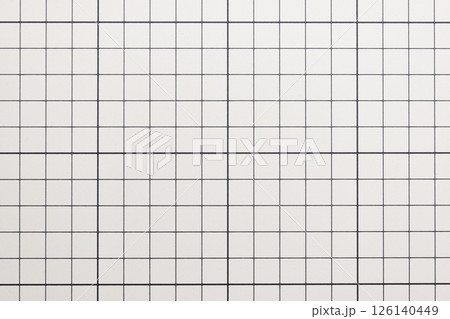 gray cutting mat board background with line and scale measure guide pattern for object art design 126140449