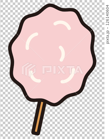 Cotton candy icon 126140604