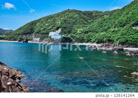 えびす洞の遊歩道から眺めるオーシャンビュー 126141264