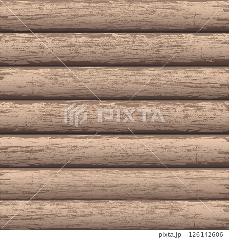 Realistic Horizontal Rustic Wooden Planks Texture Background. Vector Realistic Horizontal Rustic Wooden Planks Texture Background. Vector 126142606