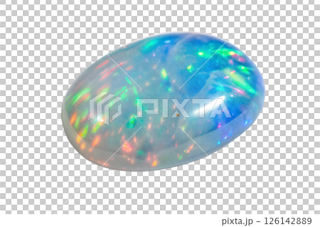 Opal Gemstone Macro 126142889