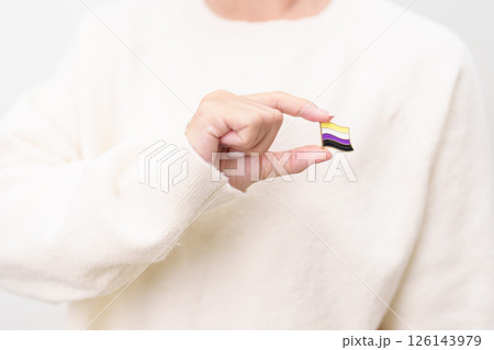 International Non Binary People July Day and Happy Pride June month and LGBTQIA with flag Brooch pin for LGBTQ, Marriage Equality Law, Pansexual, Demisexual and transgender International Non Binary People July Day and Happy Pride June month and LGBTQIA with flag Brooch pin for LGBTQ, Marriage Equality Law, Pansexual, Demisexual and transgender 126143979
