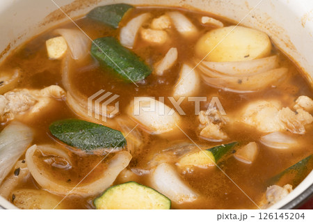 スープカレーを作る工程 スープカレーを作る工程 126145204
