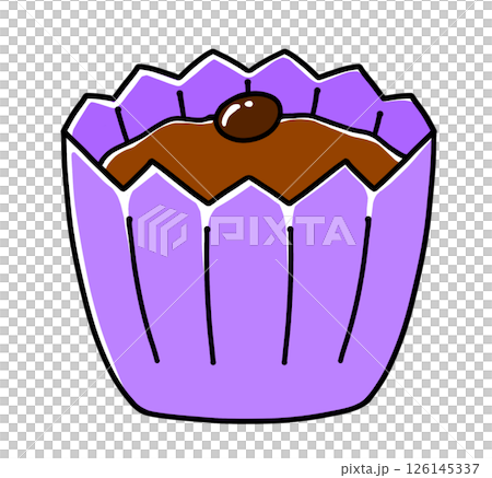 簡單輕盈的純色巧克力杯 126145337