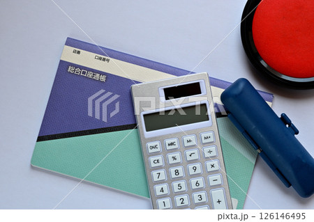 預金通帳 貯金通帳のイメージ 預金通帳 貯金通帳のイメージ 126146495