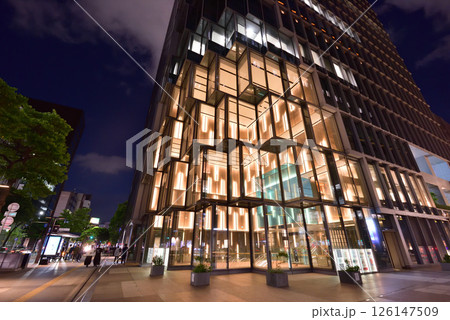 天神ビジネスセンタービル夜景 天神ビッグバン 福岡市中央区天神 天神交差点 天神ビジネスセンタービル夜景 天神ビッグバン 福岡市中央区天神 天神交差点 126147509