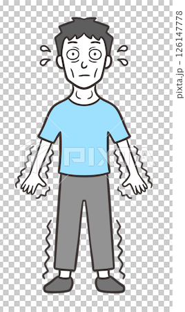 A man with Graves' disease symptoms 126147778