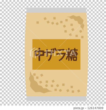 袋子裡的中型糖的簡單圖示 126147809