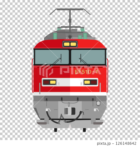 EF510型電力機車正面圖[EF510-1] 126148642