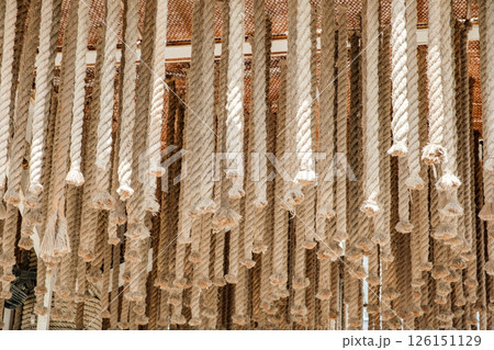 hanging trimmed decorative ropes 126151129