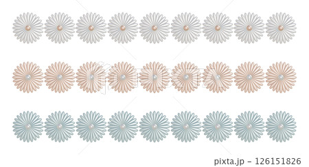花のパールのチェーンの3DCGイラストセット 一直線に並ぶ真珠のビーズ ラインのあしらい5 花のパールのチェーンの3DCGイラストセット 一直線に並ぶ真珠のビーズ ラインのあしらい5 126151826