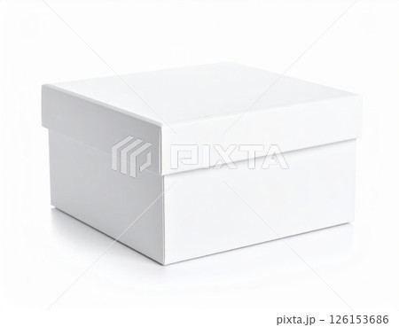 Delivery box over white background 126153686