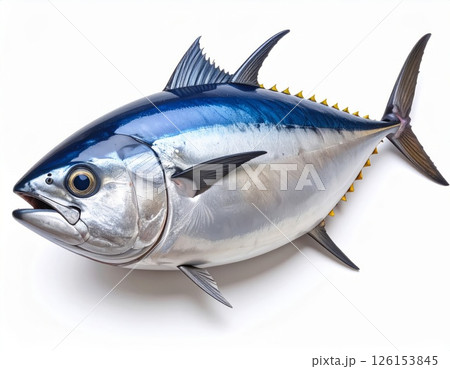 Fish close view on white background 126153845