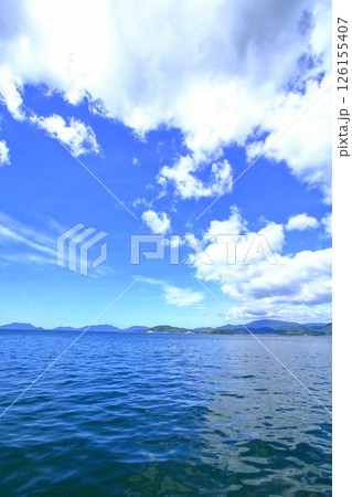 清々しい夏の瀬戸内風景 126155407