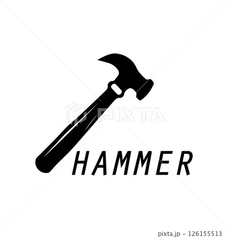 hammer logo design icon graphic image 126155513