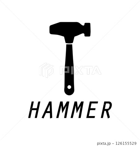 hammer logo design icon graphic image 126155529