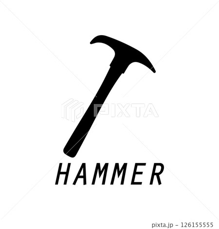 hammer logo design icon graphic image 126155555