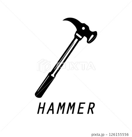 hammer logo design icon graphic image 126155556
