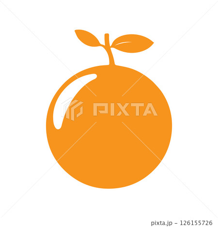 Fresh Orange Fruit Logo Image 126155726