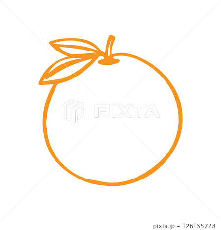 Fresh Orange Fruit Logo Image 126155728
