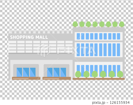 購物中心建築插圖 購物中心建築插圖 126155934