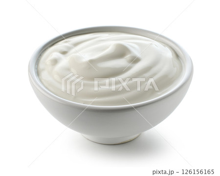 bowl of sour cream bowl of sour cream 126156165