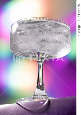 cocktail glass on colorful background cocktail glass on colorful background 126156219