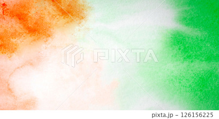 Indian Tricolor flag background for independence day. 126156225