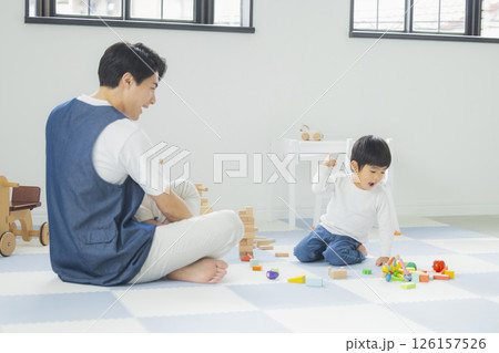 保育所と男性保育士　　 126157526