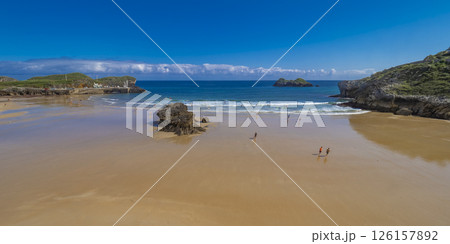 Urban Beach of Celorio, Palombina Beach, Celorio, Llanes, Spain 126157892