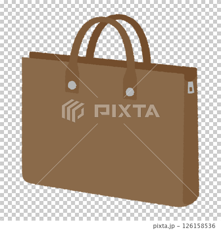 Brown business bag 126158536