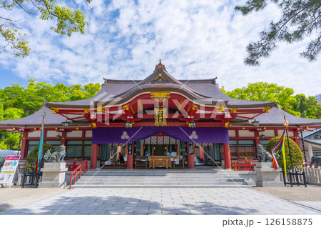 西宮神社　立派な拝殿 126158875