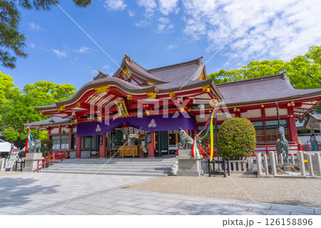 西宮神社　立派な拝殿 126158896