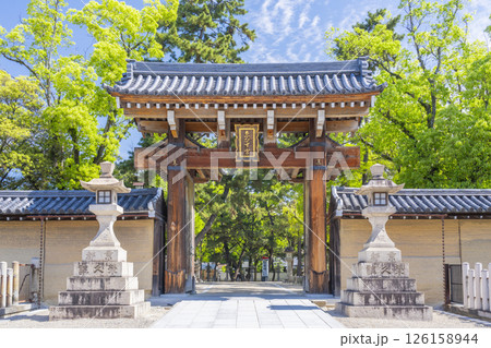 西宮神社　新緑に包まれた南門 126158944