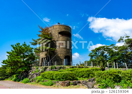 冷水岳公園の展望台の風景(佐世保市) 冷水岳公園の展望台の風景(佐世保市) 126159304