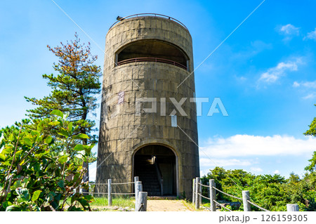 冷水岳公園の展望台の風景（佐世保市） 126159305