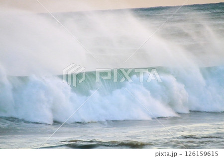 桂浜に打ち寄せる波 桂浜に打ち寄せる波 126159615