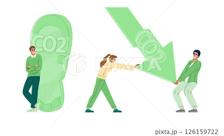 efficiency carbon reduce vector 126159722