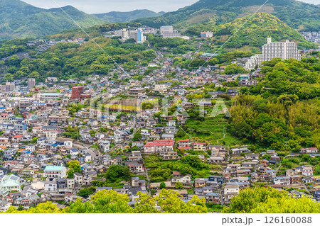 鍋冠山から長崎市街地の眺め【長崎市】 126160088