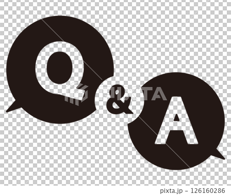 Q&Aのアイコンイラスト Q&Aのアイコンイラスト 126160286